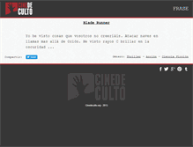 Tablet Screenshot of cinedeculto.org